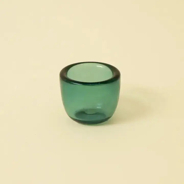 Glass Tea Light Holder – Handmade with Recycled Glass, Eco-Friendly & Elegant Set of 3