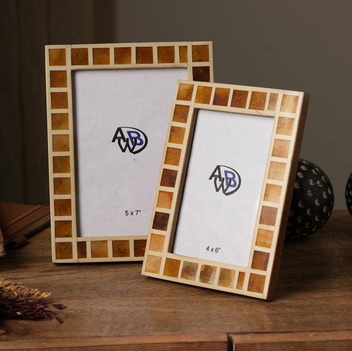 Cornice fotografica decorativa con motivo chic – dimensione immagine 5x7