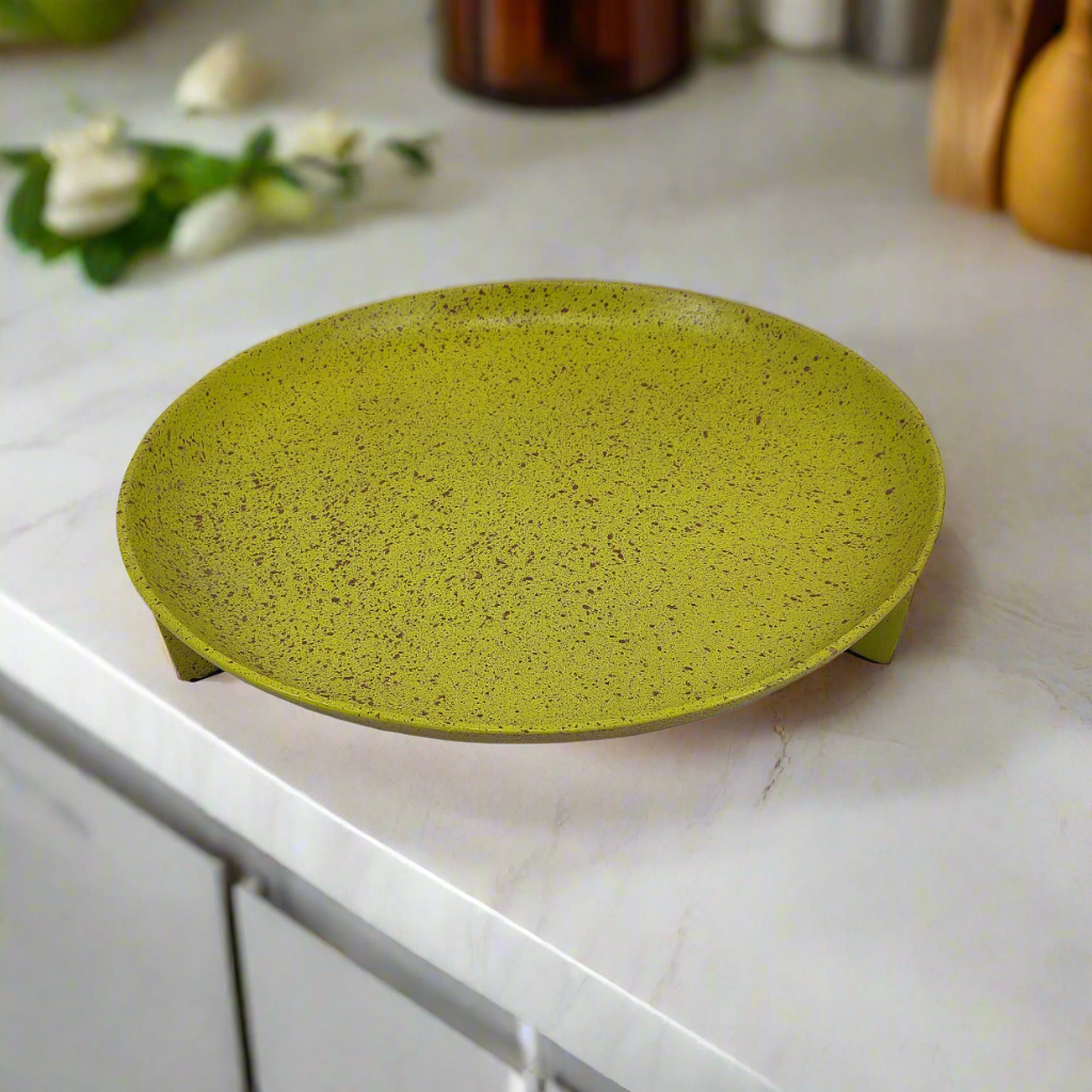 Bandejas de servicio de metal negro – Juego elegante y versátil