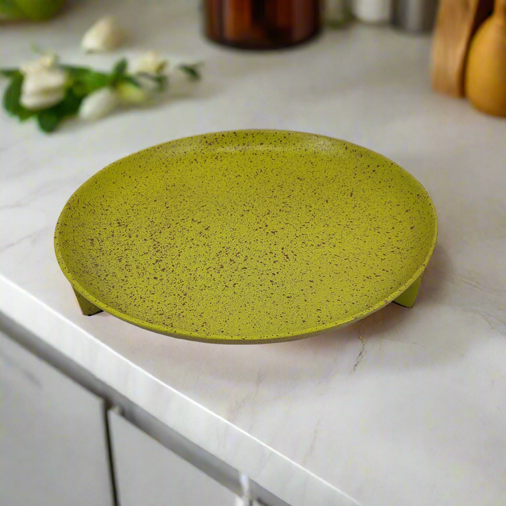 Bandejas de servicio de metal negro – Juego elegante y versátil