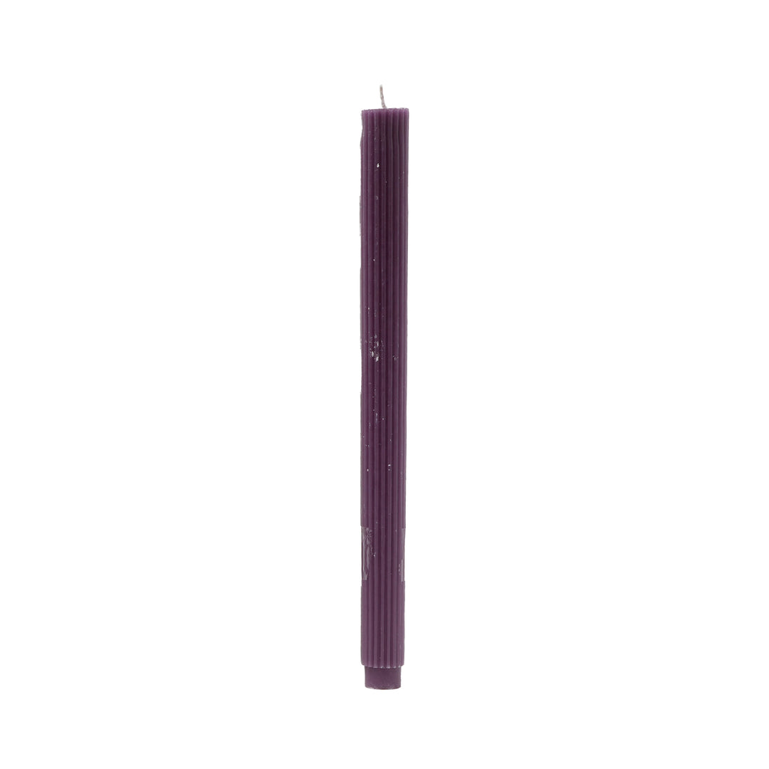 Ribbed Dinner Candle