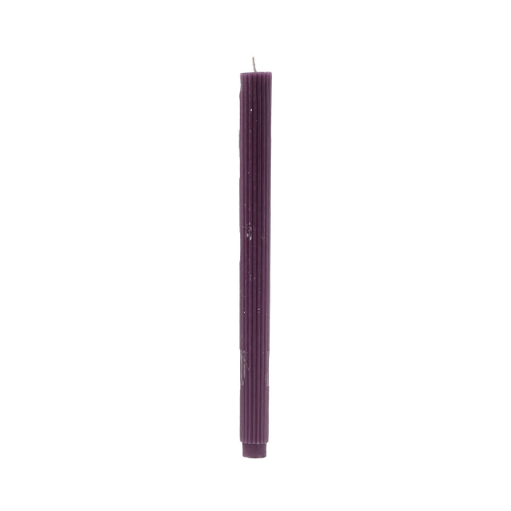 Ribbed Dinner Candle