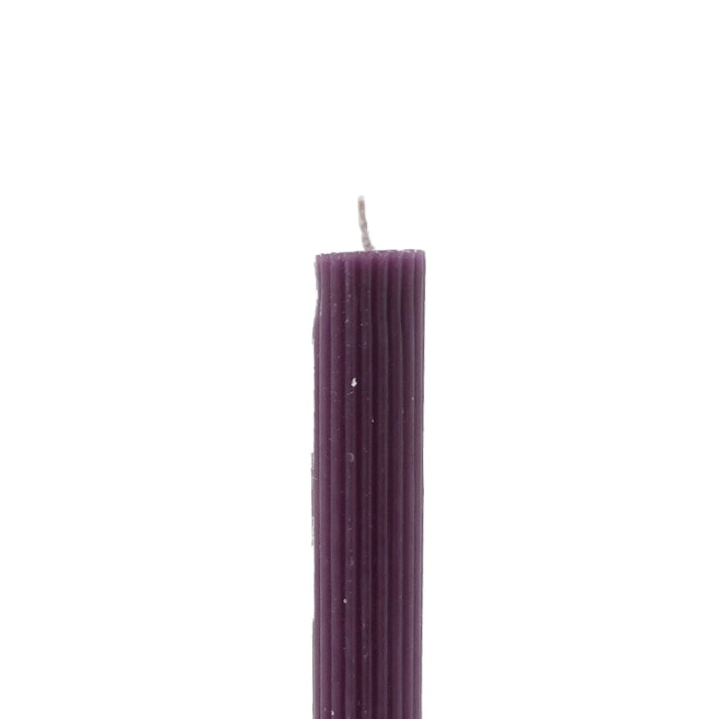 Ribbed Dinner Candle