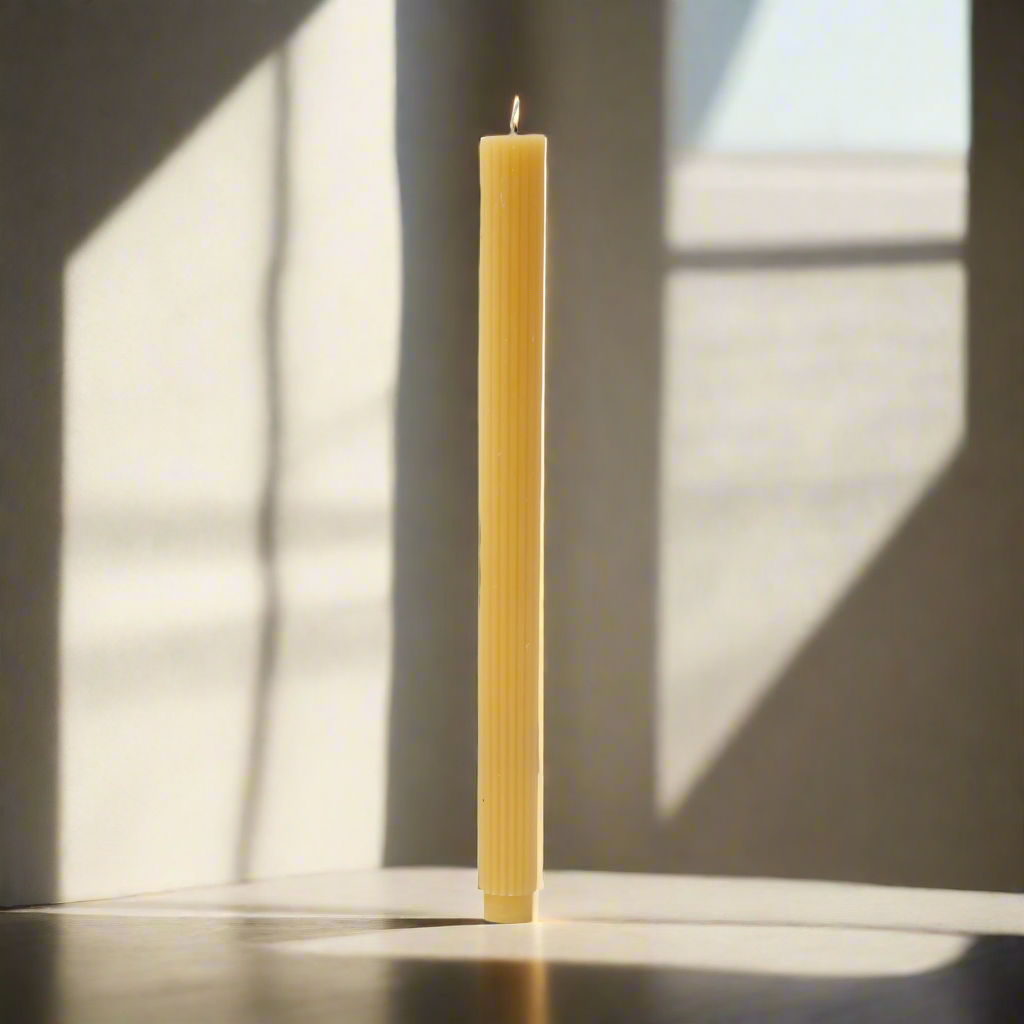 Ribbed Dinner Candle - AI 038 DC JOJOBA