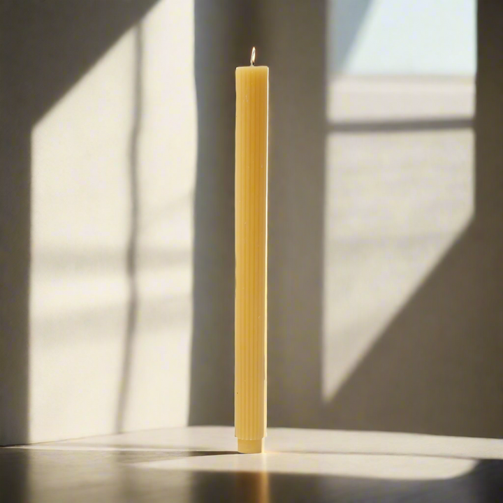 Ribbed Dinner Candle - AI 038 DC JOJOBA