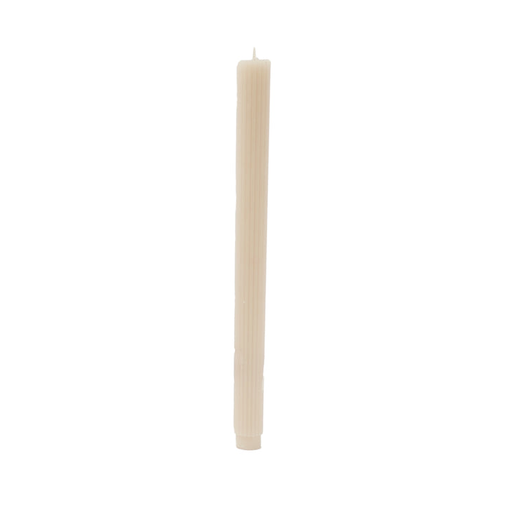 Ribbed Dinner Candle - AI 040 DC SEEDPEARL