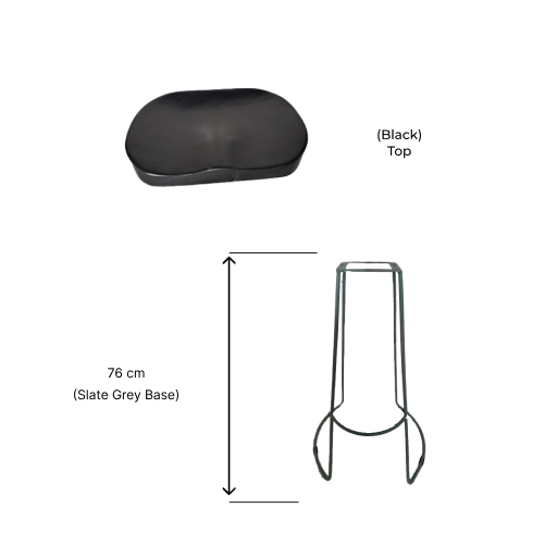 Set di due sgabelli con altezza di 76 cm