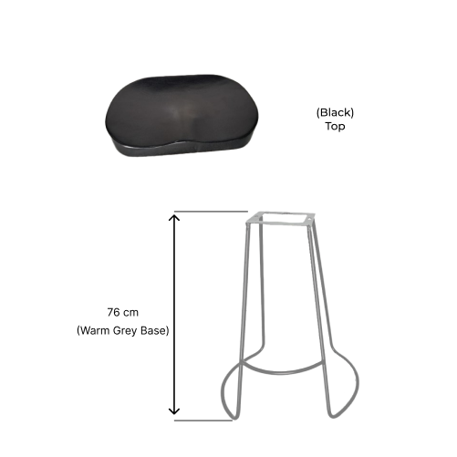 Set di due sgabelli con altezza di 76 cm