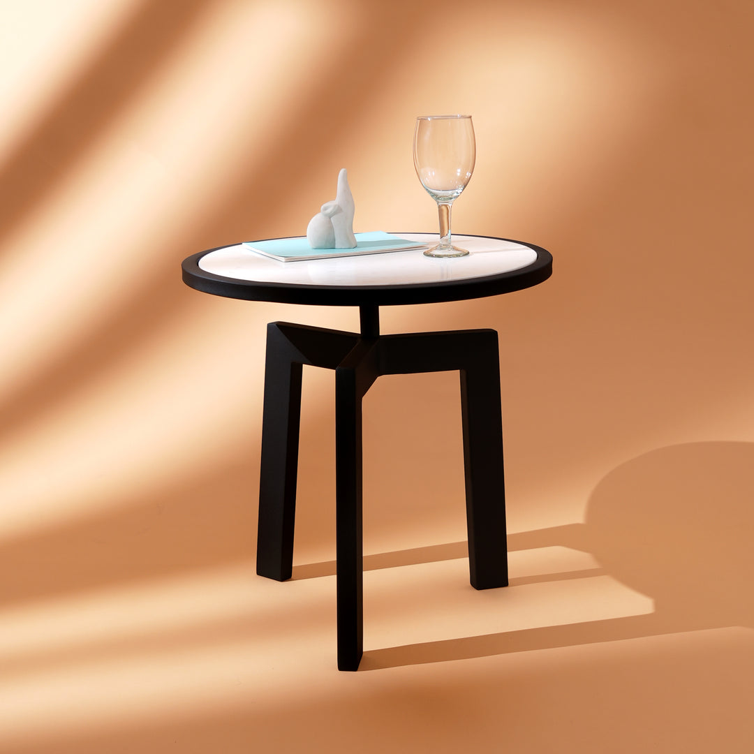 Round Marble Table with tripod legs