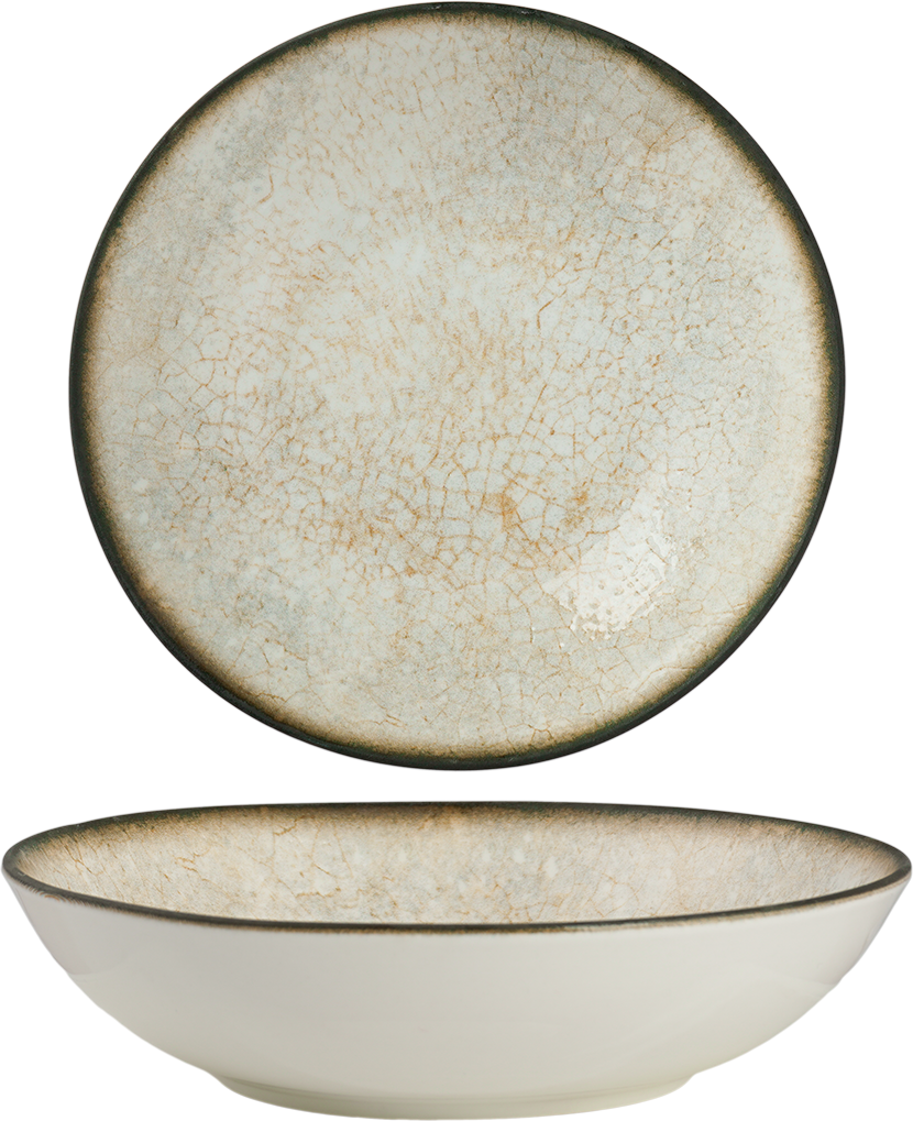 Ariane Cascade Coupe Deep Plate 18CM – Set of 6 | Porcelain Tableware for Hotels & Restaurants