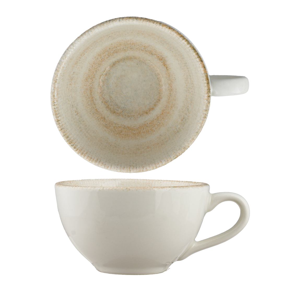 Paros Shell Sand Fine Porcelain Cup | Coffee & Tea Cup | Professional Hospitality Tableware