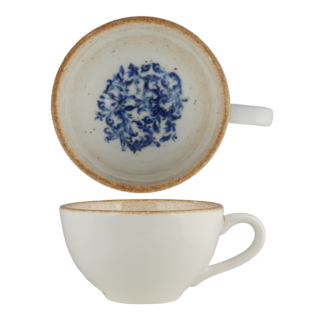 Cruise Amalfi Porcelain Cup 16cl | Mediterranean Coffee & Tea Cup | Professional Hospitality Tableware | Set of 12