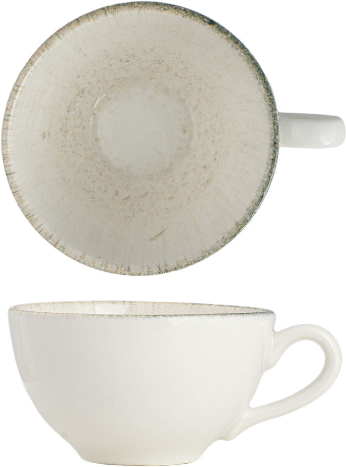 Ariane Iris Grey Coffee Cup 16CL – Set of 12 | Porcelain Tableware for Hotels & Restaurants
