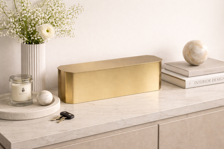 Gold Iron Storage Box with EPL Finish