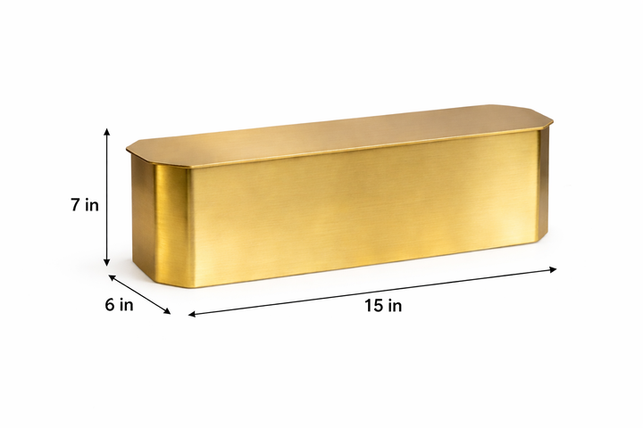 Gold Iron Storage Box with EPL Finish