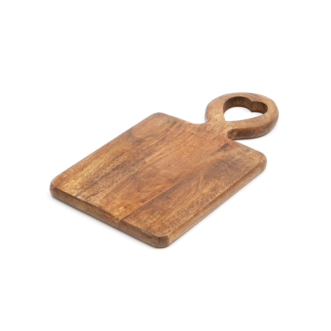 Handcrafted Heart Wood Chopping & Serving Board - Durable, Food-Safe Kitchen Platter, Charcuterie Gift
