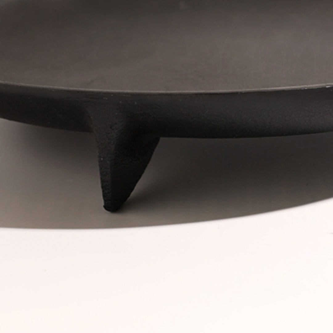 Ensemble de 2 plateaux de service ronds noirs – Vaisselle élégante et pratique