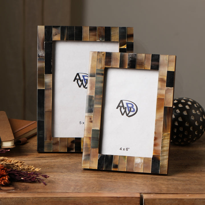 Set van 2 hars fotolijsten – elegante en duurzame decoratieve lijsten - ABW22-032297