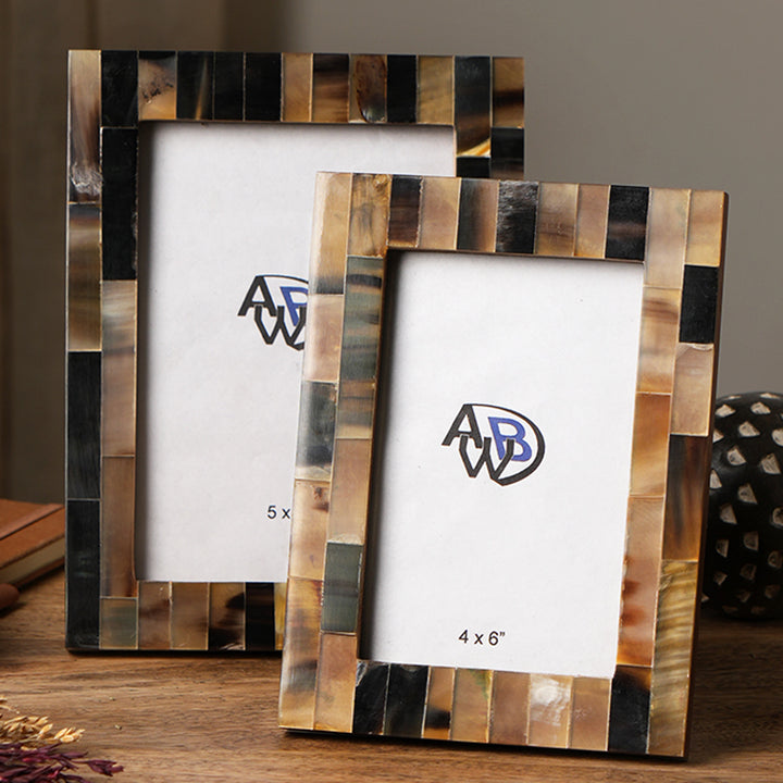 Set van 2 hars fotolijsten – elegante en duurzame decoratieve lijsten - ABW22-032297