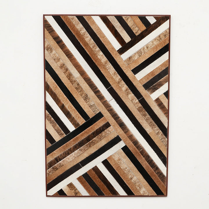 Hair On Wall Decor With Wooden Frame (WD - 16)
