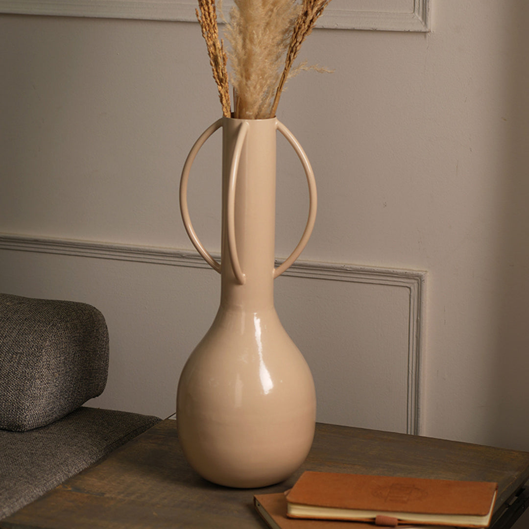 Tall Sculpted Vase