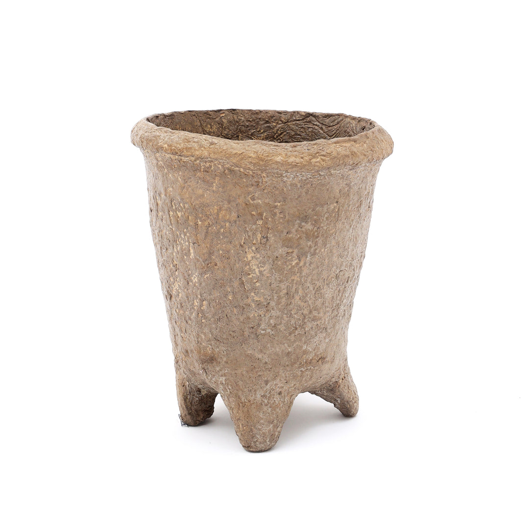Oude papieren rommelige Vass-pot in rustieke afwerking SR-055