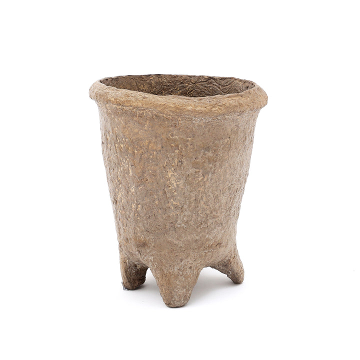 Oude papieren rommelige Vass-pot in rustieke afwerking SR-055