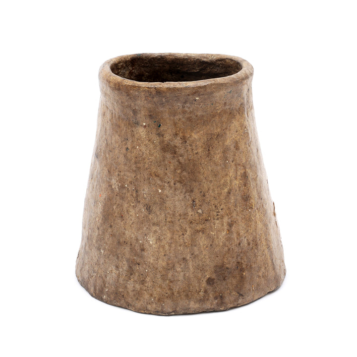 Oude papieren rommelige Vass-pot in rustieke afwerking SR-054