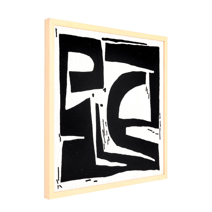 Cotton Wall ART With Tufted Embroidery and Wooden Frame OSR-5689