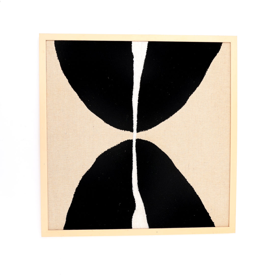 Cotton Wall ART With Tufted Embroidery and Wooden Frame OSR-5688