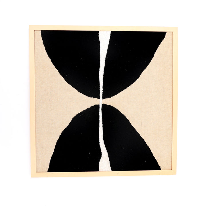 Cotton Wall ART With Tufted Embroidery and Wooden Frame OSR-5688