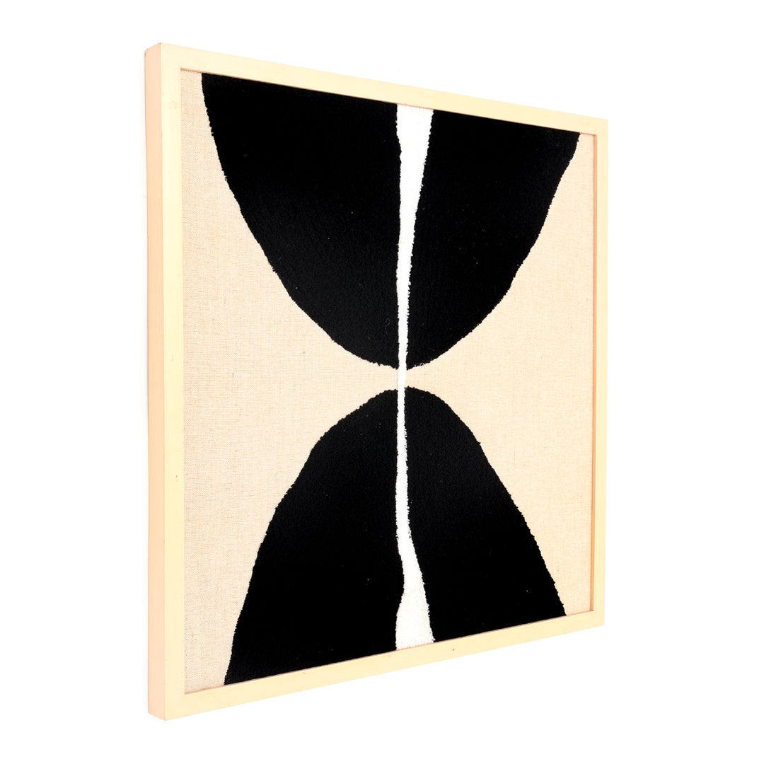Cotton Wall ART With Tufted Embroidery and Wooden Frame OSR-5688