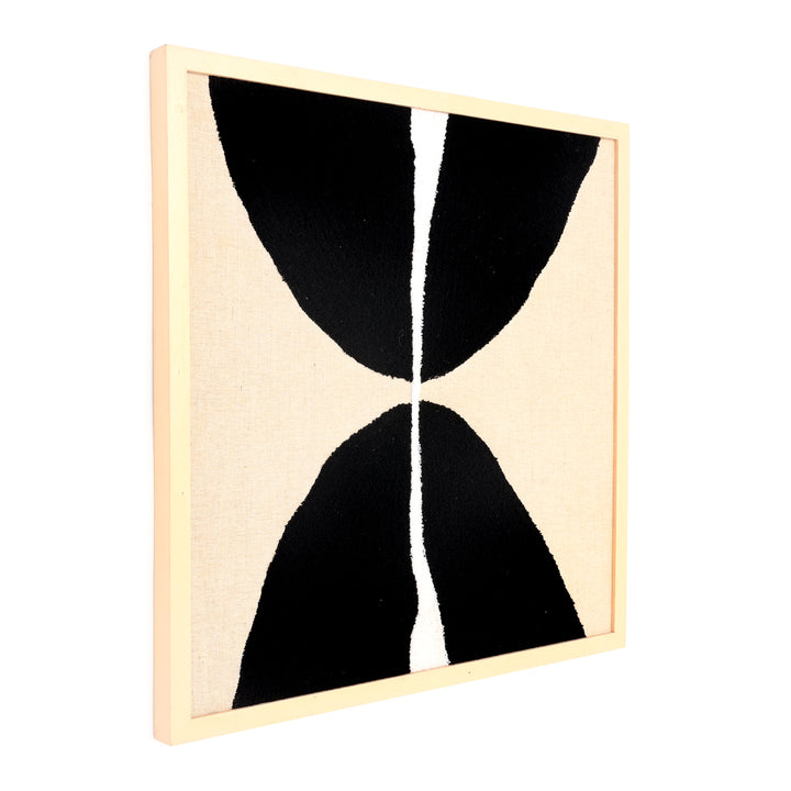 Cotton Wall ART With Tufted Embroidery and Wooden Frame OSR-5688