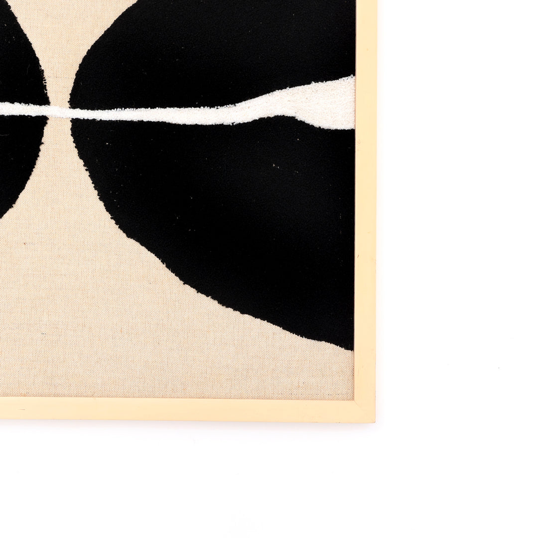 Cotton Wall ART With Tufted Embroidery and Wooden Frame OSR-5688