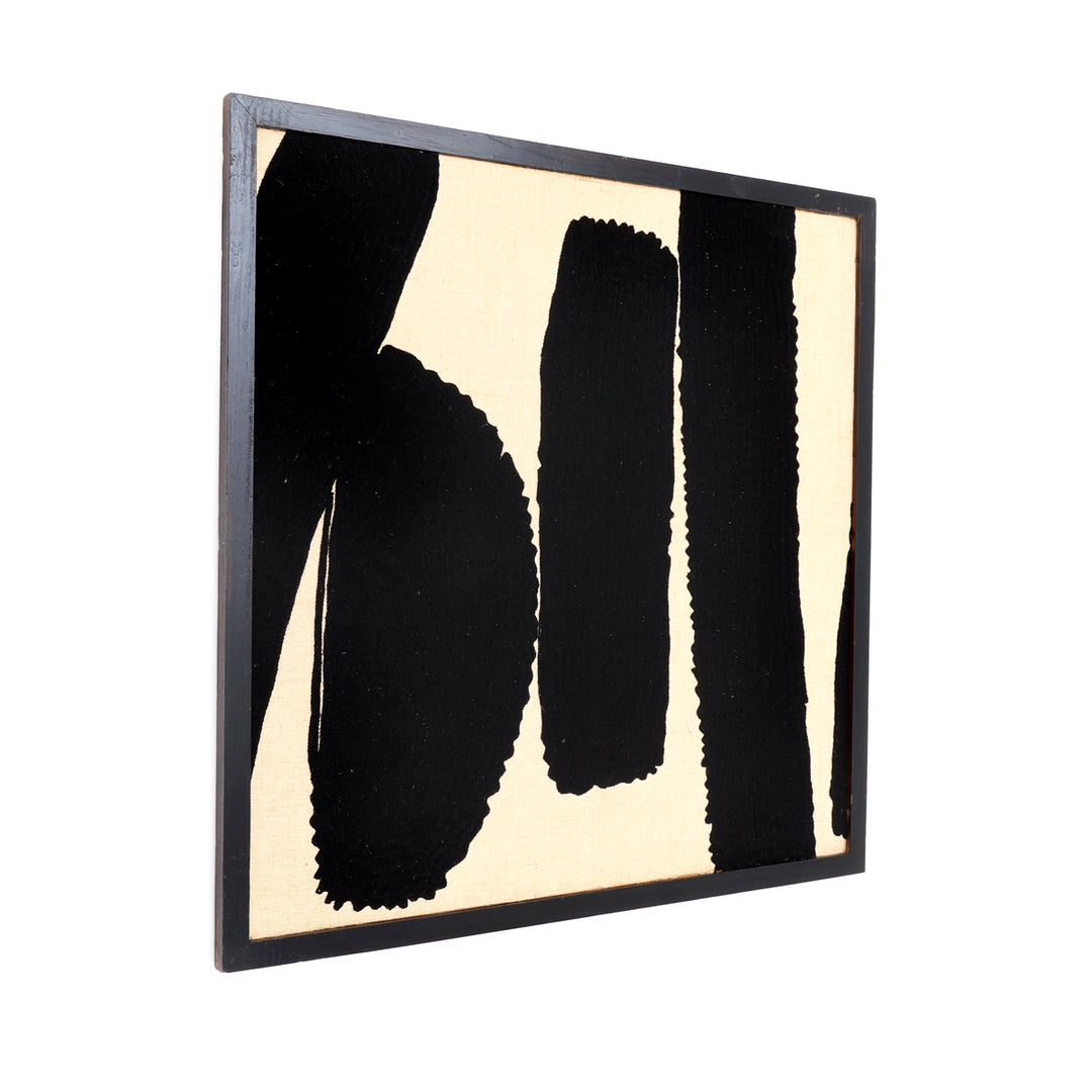Cotton Wall ART With Tufted Embroidery and Wooden Frame OSR-5693