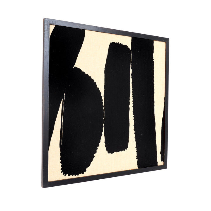 Cotton Wall ART With Tufted Embroidery and Wooden Frame OSR-5693