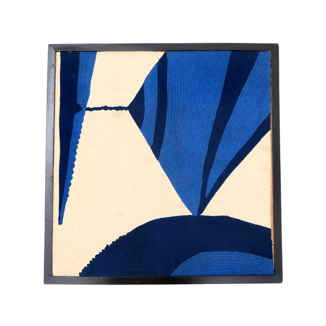 Cotton Wall ART With Tufted Embroidery and Wooden Frame OSR-5694