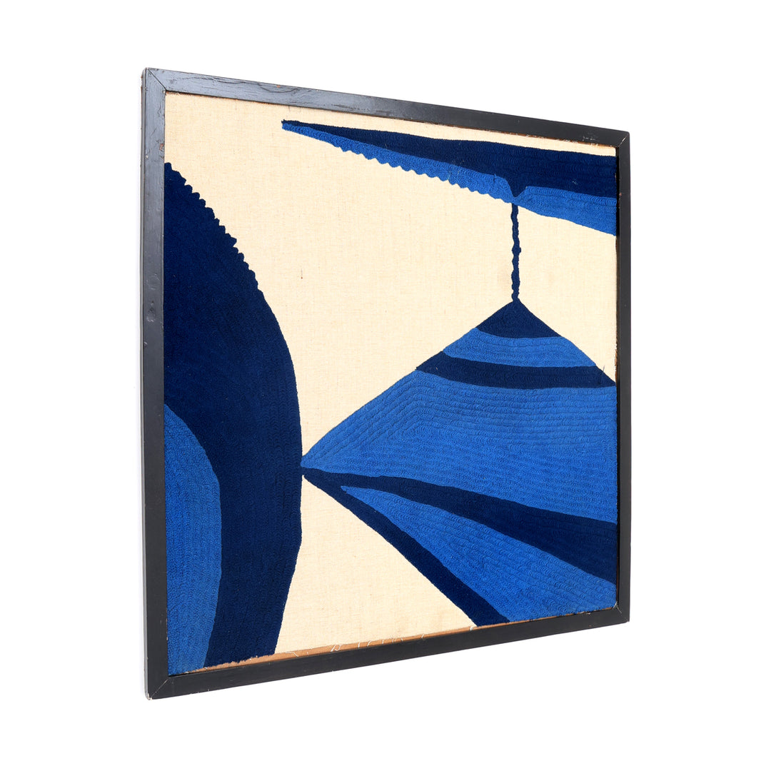 Cotton Wall ART With Tufted Embroidery and Wooden Frame OSR-5694