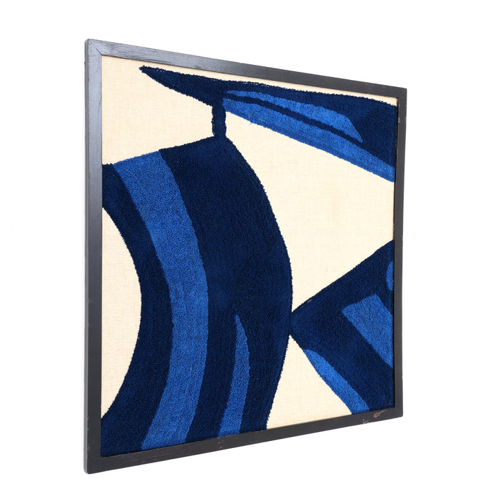 Cotton Wall ART With Tufted Embroidery and Wooden Frame OSR-5692
