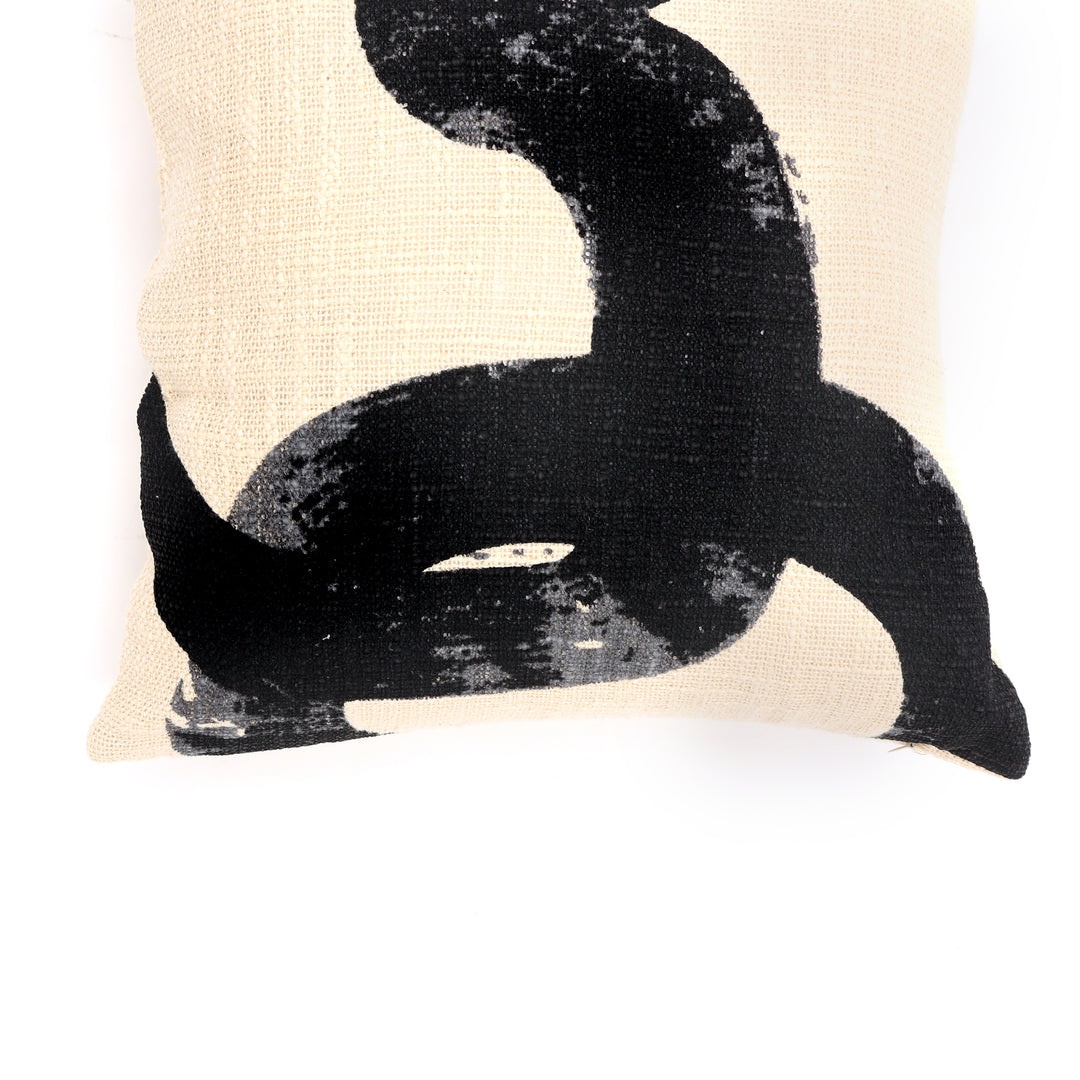 Coussin élégant 100 % coton avec rembourrage