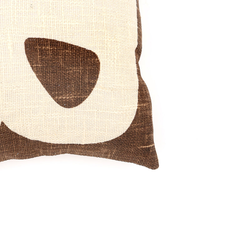 Coussin unique 100 % coton avec rembourrage