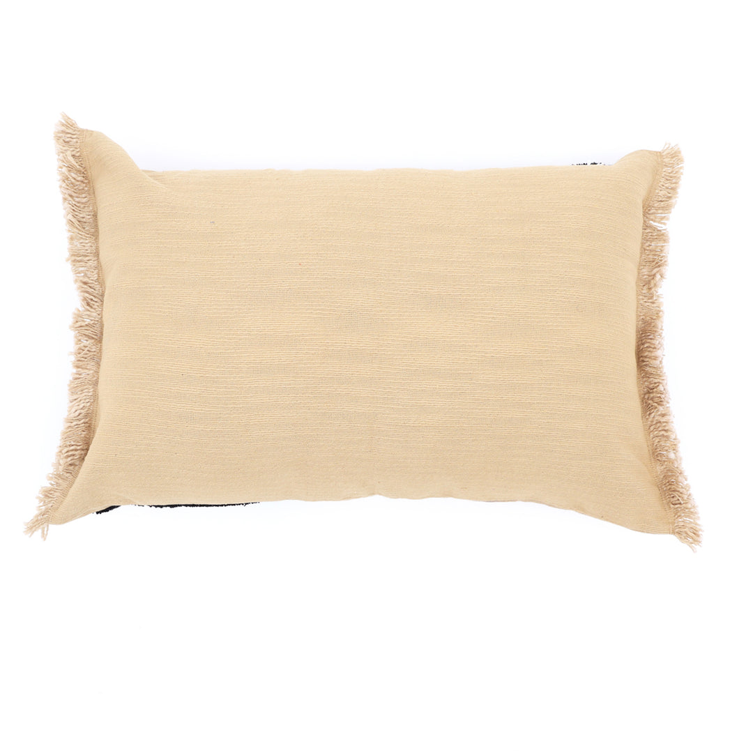 Coussin élégant 100 % coton avec rembourrage