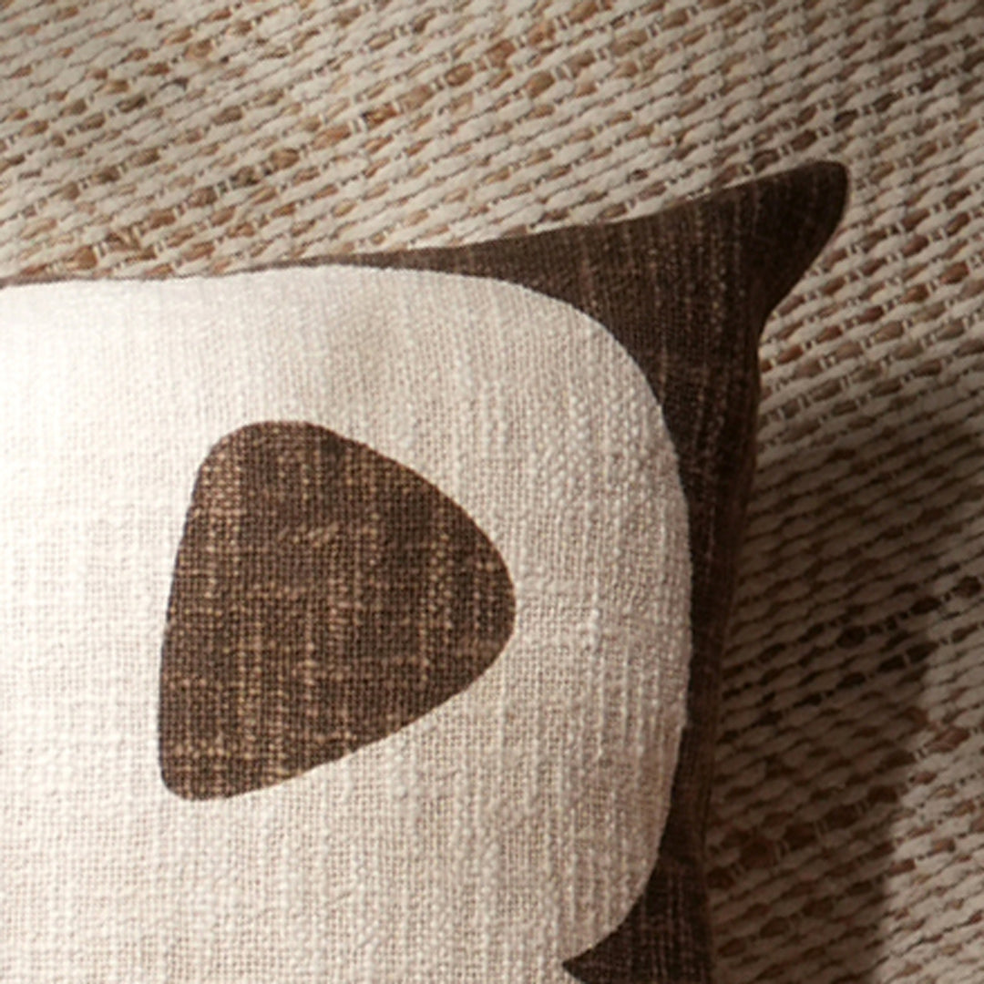 Coussin unique 100 % coton avec rembourrage