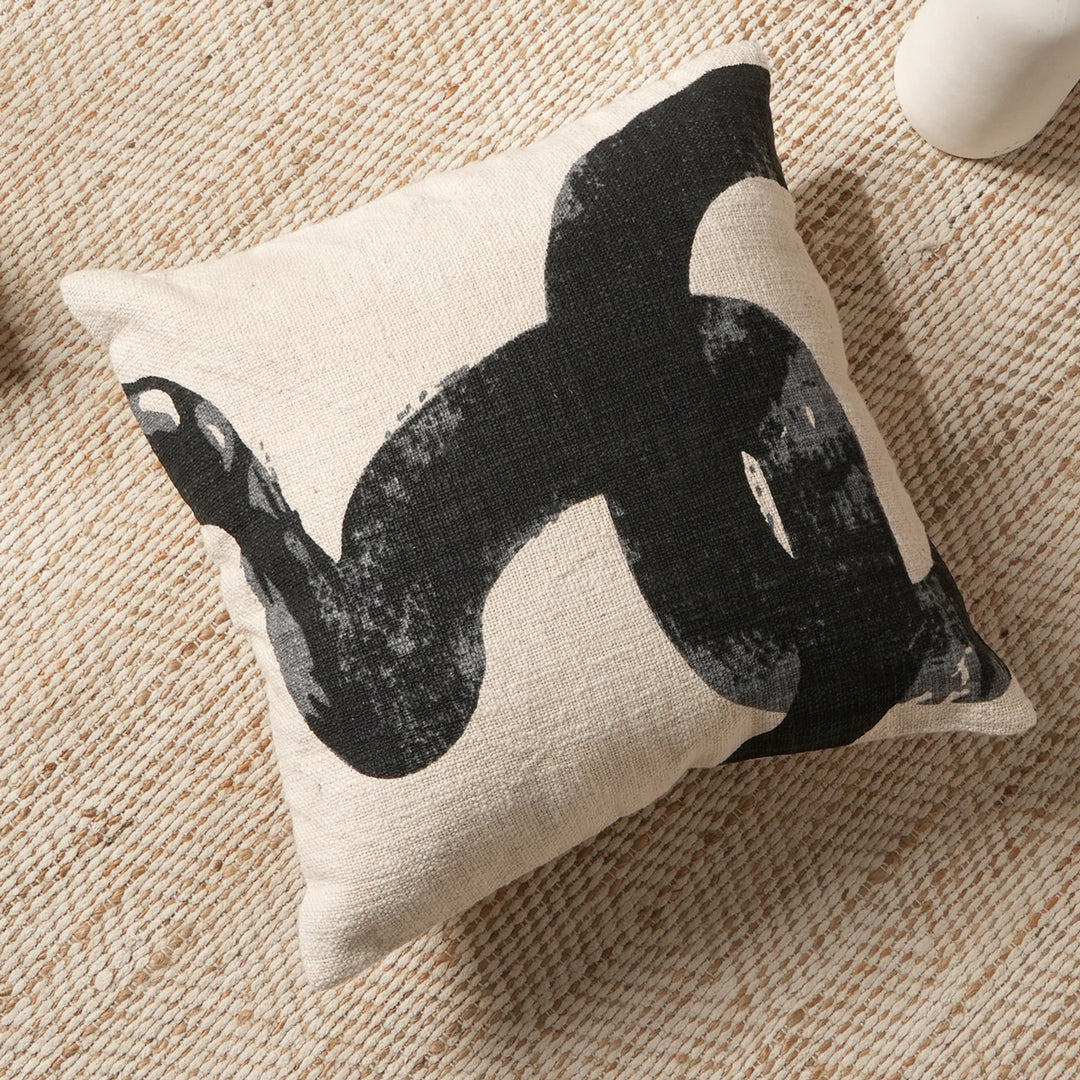 Coussin élégant 100 % coton avec rembourrage