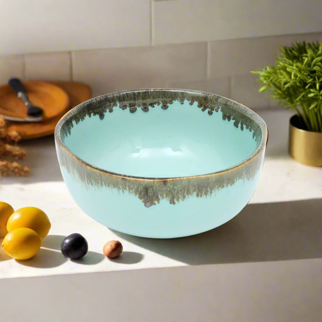 ORGANIC BOWL SMALL DESERT AND MATT BLUE