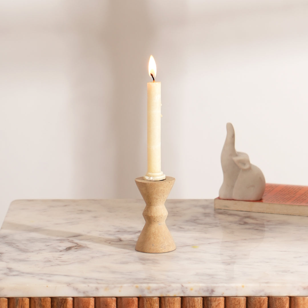 Elegante Soporte para Velas de Resina – Decoración del Hogar Artística y Hecha a Mano