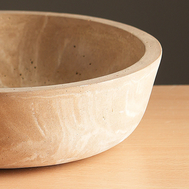 Grand bol de service en résine – Plat élégant et durable pour recevoir