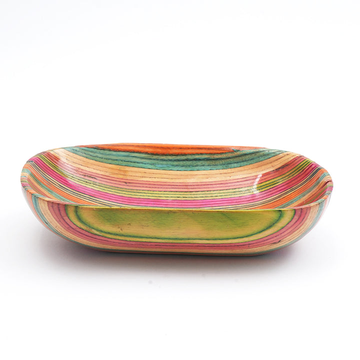 Multi Color Decorative Oval BowlMLB26