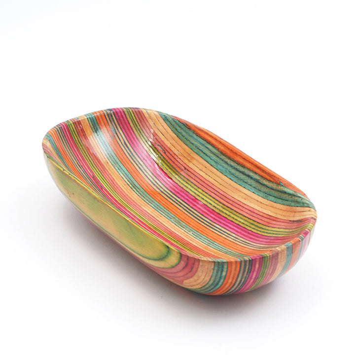 Multi Color Decorative Oval BowlMLB26