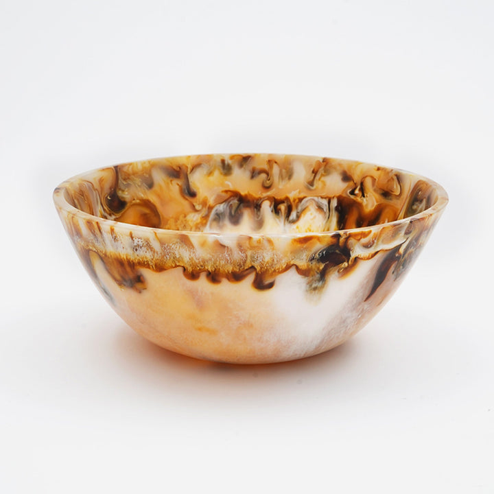 Contemporary Resin Salad Bowl for Stylish Dining